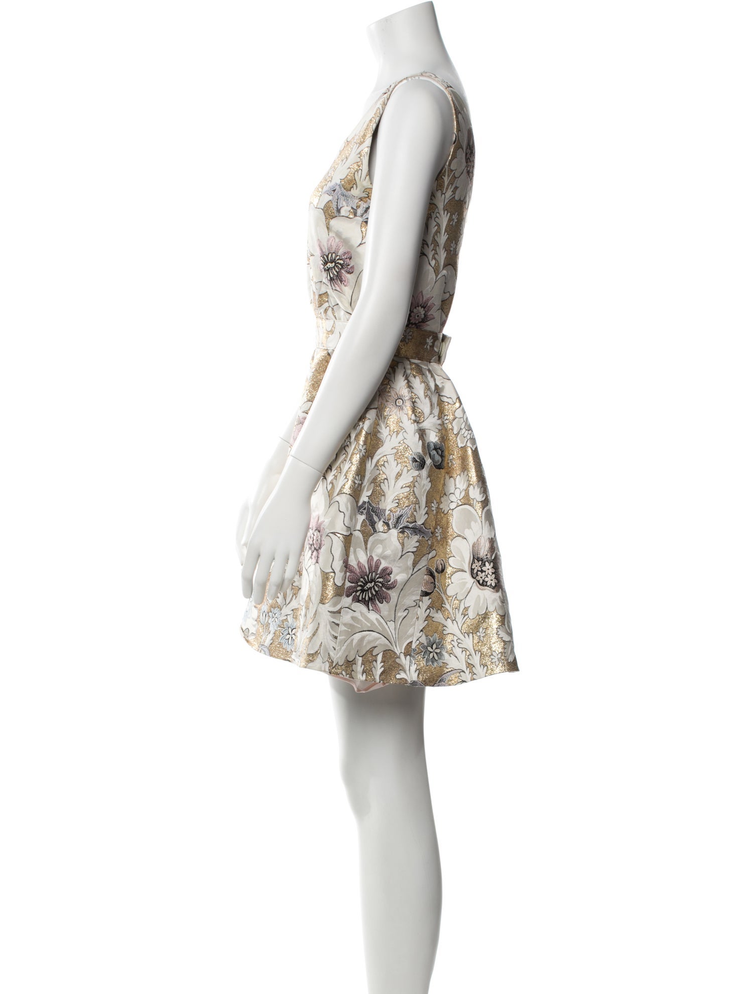 Fendi Floral Print Mini Dress